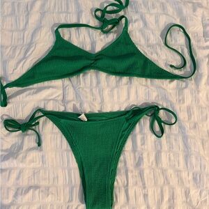 Aerie Vibrant Green Bikini Bottom